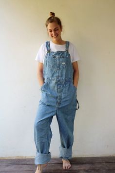 Jean Overalls, Denim Style, Jeans Rock, Denim Jumpsuit, Dungarees, Denim Fashion