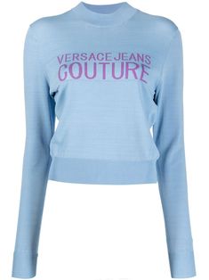 Couture Jeans, Versace Couture, Couture Outfits, Versace Jeans Couture, Versace Jeans, Blue Purple, Sky Blue, Versace