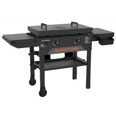 the blackstone bbq - 2 gas grill is shown