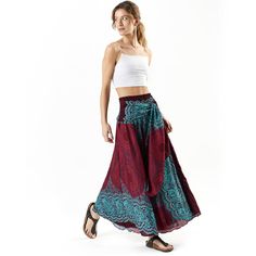 PRICES MAY VARY. UNIQUE STYLE & DESIGN - Our beautiful, ethically-designed womens bohemian skirt has vivid colors that surely stand out. Our asymmetrical skirts are just the right length and available in different colors and sizes (S-M, L-XL, Plus Size) BREATHABLE & COMFY - Dress comfortably with any top and this peasant style skirt. Made from 100% Rayon fabric, our trendy skirts are more breathable than other heavier fabrics, perfect for summer! It's durable, lightweight, and stylish EASY TO CARE FOR - Our hippie high waisted skirt will last you several years with the proper care. We recommend hand washing it but if you need to machine wash, use a gentle setting with cold water and hang dry ETHICALLY HANDMADE - We're proud of our holistic approach and always make it a point to ensure our Asymmetrical Skirts, Bohemian Skirts, Comfy Skirt, Casual Beach Wear, Boho Clothes, Hippie Skirts, Bohemian Skirt, Comfy Dress, Trendy Skirts