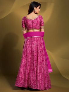 Rani crepe embroidered lehenga choli for celebrating upcoming festival celebration. Shop this superior lehenga choli which comes with Net blouse and Net dupatta. Pink Georgette Sets With Cutdana, Navratri Reception Set With Traditional Drape, Pink Cutdana Lehenga For Eid, Pink Lehenga With Cutdana For Eid, Eid Anarkali Choli With Zari Work, Traditional Drape Sets For Reception And Navratri, Semi-stitched Anarkali Choli With Cutdana, Diwali Georgette Anarkali Set With Pallu, Sets With Dupatta For Reception During Navratri