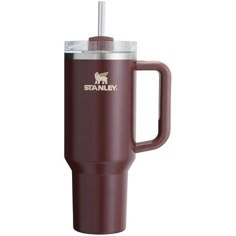 Stanley 40 oz Stainless Steel  H2.0 FlowState Quencher Tumbler Cabernet Red - Hearth & Hand™ with Magnolia Christmas Gifts For 25 Year Old Women, Brown Stanley Cup, Maroon Gifts, Brown Stanley, Red Stanley, Magnolia Collection, Stanley Cups, Goth Home Decor, Hearth And Hand