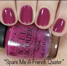 Nails Polish, Nails Spring, Opi Nail Polish, Nail Polish Designs, Opi Nails, French Quarter, Nail Polish Colors, Trendy Nails