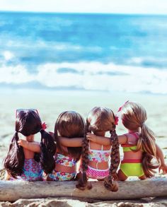 Besties On The Beach, Barbie Doll Aesthetic, Ag Doll Crafts, Aesthetic Photoshoot, Meghan Markle Style