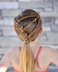 Beautiful Braided Hairstyles, Girls Hairdos, Girl Hairdos, Easy Little Girl Hairstyles, Hairstyles For Girls