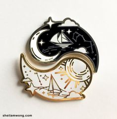 Anting Manik, Lapel Brooch, Pin Enamel, Mug Design, Fantasy Jewelry, Cute Pins