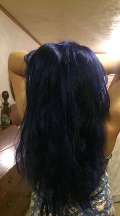 Black Dark Blue Hair, Dark Electric Blue Hair, Dark Midnight Blue Hair, Jinx Hair, Deep Blue Hair, Midnight Purple Hair, Indigo Hair Color, Black Blue Hair, Blue Hair Dark