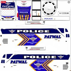 an image of police decals on the side of a car or truck for cars