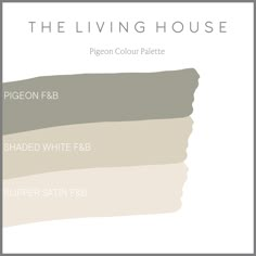 Treron Farrow And Ball, Colour Schemes For Living Room, Interior Colour Palette, Farrow And Ball Pigeon, Interior Design Colour Schemes, Room Interior Colour