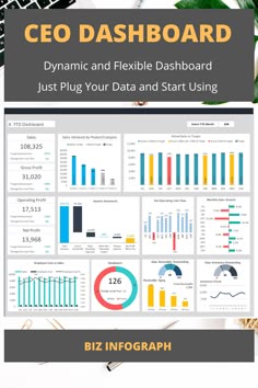 an info sheet with the title,'how to use dashboards for your business