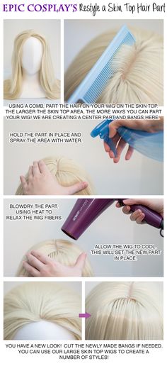 Cosplay Wig Tutorial, How To Have Style, Shih Tzu Grooming, Grooming Style, Wig Styling, Epic Cosplay