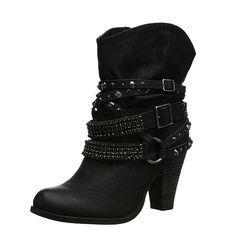 Department Name: Adult Item Type: Boots Model Number: XWX6928 With Platforms: Yes Fashion Element: Buckle Outsole Material: Rubber Insole Material: PU Closure Type: Buckle Strap Heel Type: Spike Heels Boot Type: Motorcycle boots Season: Winter is_handmade: No Heel Height: High (5cm-8cm) Toe Shape: Round Toe Fit: Fits true to size, take your normal size Boot Height: Ankle Pattern Type: Solid Shoe Width: Medium(B,M) Leather Style: Flock Gender: Women Process: Adhesive Khaki Boots, Chelsea Boots Style, Chelsea Boots Heel, High Heel Ankle Boots, Ad Fashion, Black Shoe, Buckle Ankle Boots, Grey Boots, Spike Heels