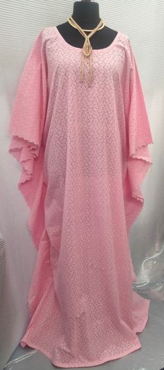 "Luxury handmade lace kaftan made with quality dry lace fabric Comes with a matching scarf Floor length 62 \" One size fits all (fits up to size 26) pink colour" Pink Maxi-length Thobe For Eid, Pink Maxi Length Thobe For Eid, Pink Maxi Length Abaya For Wedding, Traditional Pink Maxi Length Abaya, Traditional Long Pink Abaya, Bohemian Pink Maxi-length Abaya, Pink Bohemian Maxi Abaya, Pink Bohemian Maxi Length Abaya, Summer Long Sleeve Pink Abaya