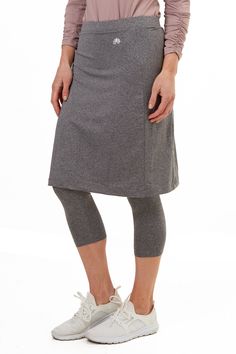 Our Fit Snoga is a knee length skirt that is a pencil cut but still allows for movement, The ¾ attached leggings make for a modest and functional feature. A deep pocket on the skirt fits a phone or a few tennis or golf balls. This design is great for all sports and doubles as weekend hang-out gear! The fabric is chlorine safe so you are set for water activities that may await you. This is the perfect Travel Skirt! Specifications: 19 inch inseam Skirt length is 22 inches including waist band Fabric & Care: Fabric: 88% polyester, 12% spandex Moisture absorbing & fast drying Chlorine and water safe Holds stretch Machine wash cold; tumble dry low Intended Use: Features large pocket on skirt, large enough for cell phone or tennis ball Four-way stretch fabric offers maximum stretch for a wide ra Pencil Dress Outfit, Women Work Outfits, Pencil Skirt Fashion, Travel Skirt, Pencil Skirt Work, Pencil Skirt Outfits, Pencil Skirt Dress, High Waisted Pencil Skirt, Denim Pencil Skirt