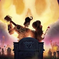 the poster for disney's beauty and the beast