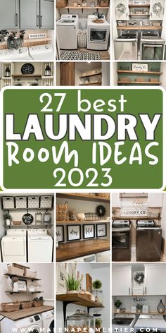 laundry room ideas Best Laundry Room Ideas, Laundry Room Hacks, Rustic Laundry Rooms, Laundry Room Closet, Garage Laundry, Laundry Room Layouts