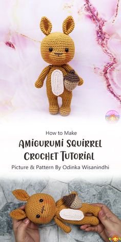 Learn how to crochet an adorable squirrel with the Amigurumi Squirrel Crochet Tutorial by Odinka Wisanindhi. This step-by-step video tutorial guides you through the process of creating a lifelike squirrel amigurumi. The pattern allows for customization, so you can experiment with different colors to match your vision of a forest squirrel, whether it’s a classic brown, playful gray, or a fantasy-inspired palette.