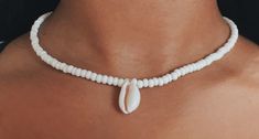 Beachy Jewelry, Shell Choker, Beaded Anklets, Handmade Wire Jewelry, Handmade Jewelry Diy