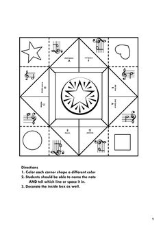 the diagram shows how to make an origami quilt with different shapes and sizes