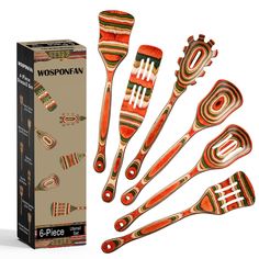 PRICES MAY VARY. 🎁【6 Pcs Pakkawood Kitchen Utensils Set】Pakkawood is also made of wood, color wood powder is molded through high-density insulation board process Texture and color can be controlled by craft. The 🎁【Easy To Clean & Store】Simply rinse them with warm water and light soap with a soft sponge, then wiped clean with paper towels or sponges.The user-friendly design is easy to store and can be 🎁【VERSATILE USAGE】Add a unique and stylish touch to your home and kitchen with the modern loo Spoon Salad, Kitchen Utensils Set, Salad Tongs, Wooden Kitchen Utensils, Insulation Board, Utensils Set, Kitchen Cooking Utensils, Cooking Utensils Set, Tidy Kitchen