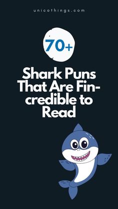 the shark puns that are fun to read for kids and adults, with text overlay