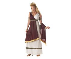 a woman dressed in an ancient greek costume