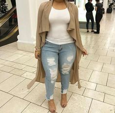 Fashion Make Up, Urban Wear Women, Mens Fashion Edgy, Urban Fashion Women, Hipster Mens Fashion, Plus Size Fashion For Women, Black Women Fashion, Urban Wear, Curvy Girl Fashion