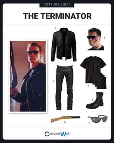 Terminator Costume, Casual Halloween Outfits, Movie Character Halloween, Horror Halloween Costumes, Costume Guide, Easy Cosplay, Best Costume, Horror Costume, Halloween Stories