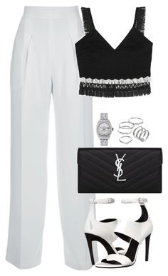 "Unbenannt #2115" by luckylynn-cdii ❤ liked on Polyvore featuring Jonathan Simkhai, Proenza Schouler, Yves Saint Laurent, Rolex and Apt. 9 Dresses With Details, Ysl Outfit, Sweet 16 Outfits, Cute Outfits With Shorts, Black And White Crop Tops, Office Fashion Women, Future Outfit, Event Outfit, Jonathan Simkhai