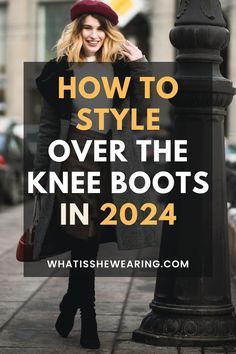 Outfits With Over The Knee Boots, High Boots Outfit Fall, Flat Boots Outfit, Boots With Dress, How To Wear Thigh High Boots, Over The Knee Boots Outfit, Style Over The Knee Boots, High Boots Outfit Winter, Black Knee High Boots Outfit