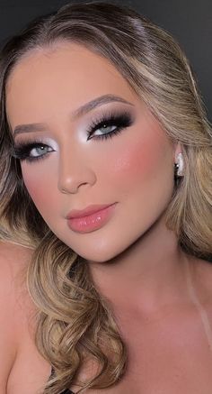 Make Prata, Makeup For White Dress, New Makeup Ideas, Princess Makeup, Holiday Makeup Looks, 100k Followers, Stunning Makeup, Fancy Makeup