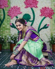 Unique Radha Krishna Images, Pattu Sarees Wedding, Kanchi Pattu Sarees, Diwali Dresses, Kids Party Wear Dresses, New Saree Designs, Fancy Sarees Party Wear, Big Fat Indian Wedding, Indian Brides