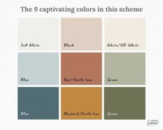 the 9 captivating colors in this scheme