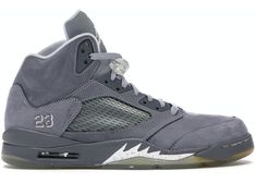 Check out the Jordan 5 Retro Wolf Grey available on StockX