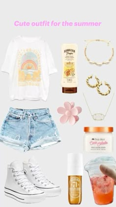 Cute Summer Outfits For Teens Aesthetic, Cute Summer Fits For School, Teen Girl Summer Outfits, Preppy Outfits For School, Cutest Outfits, Preppy Fits