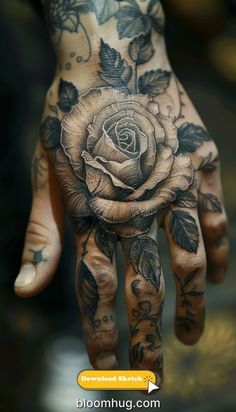 Hands Pointing Tattoo, Hand Tattoo Eye Design, Mens Rose Hand Tattoo, Lotus Flower Hand Tattoo Men, Hands Tatoos Men, Hand Tattoos For Men Ideas Design, Man Hand Tattoo, Men’s Hand Tattoo, Men’s Hand Tattoos