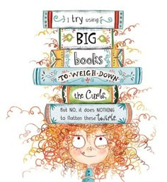 Curly Haired Girl, Book Portfolio, Portfolio Pdf, Trust Your Intuition, Big Curly Hair, Big Curls, Funny Illustration, Children Book, Book Drawing