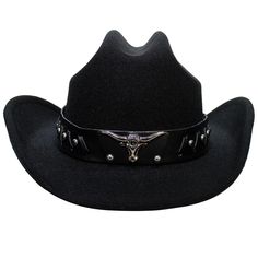 PRICES MAY VARY. The cowboy hat has adjustable straps inside so you can adjust it to your head size so it doesn't come off. Fits most men and women. Hat Girth: 22" - 22.5" (56cm - 57cm) Kalerona Western Cowboy Hat - A classic felt hat shape with a belt that will make you stylish, elegant and charming. This cowboy hat has 7 colors, Black, Red, Brown, Pink, White, Camel, Beige, which can be matched with clothes of many colors. These men's cowboy hats are made of high quality cotton and polyester m Embellished Cowboy Hat, Goth Cowboy, Cowboy Accessories, Mens Cowboy Hats, Black Cowboy Hat, Black Cowgirl, Perfect Gift For Boyfriend, Black Cowboy, Western Cowboy Hats