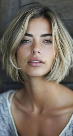 Unleash your inner fashionista with 29 medium bob haircuts. These styles are designed to offer a fresh, contemporary look that�s perfect for any season. Tailored Midi Bob, Mid Neck Bob, Medium Bob Haircuts, Textured Bobs, Medium Bob Haircut, Wavy Bob Haircuts, Hair 2022, Wavy Hairstyles Medium, Medium Bob