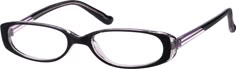 Oval Glasses Black Eyeglasses, Zenni Optical