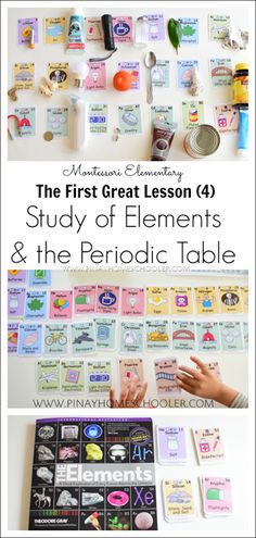 the first great lesson 4 study of elements and the periodic table for kids