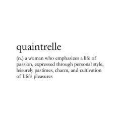 the words quantrielle are written in black and white