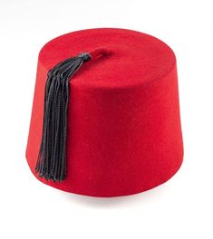 Elegant Moroccan Royal Tarboush with Black Tassel. This handmade Andalusian Fez originates from Fes, Morocco. Crafted from red polyester velvet and sturdy high-quality cardboard, it features a classic black tassel. The round and comfortable hat is suitable for both adults and children. Made by the finest craftsmen in Fes, Morocco. If you still have any question, please reach out through the Etsy messaging system. I'll be happy to help and provide any assistance you need :) Elevate your style and celebrate cultural heritage with this timeless accessory Fes Morocco, Ballerina Painting, Islamic Gifts, Red Hat, Costume Hats, Timeless Accessories, Red Hats, Christmas Wishlist, Costume Accessories