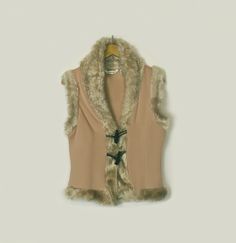 #FauxFurJacket #FauxFurVest #ToggleJacket #FurVestOutfit #Fur Vest #WomensFauxFurVest #WomensFashion Faux Fur Vest Western, Women Fur Vest, Brown Sleeveless Vest With Faux Fur Lining, Fur Trim Vest, Fur Vest Women, Fur Vest Boho, Boho Vest, Party Jackets, Heart Clothes