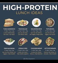 Protein Lunch Ideas, High Protein Lunch Ideas, High Protein Lunch, Protein Lunch, High Protein Meal Prep