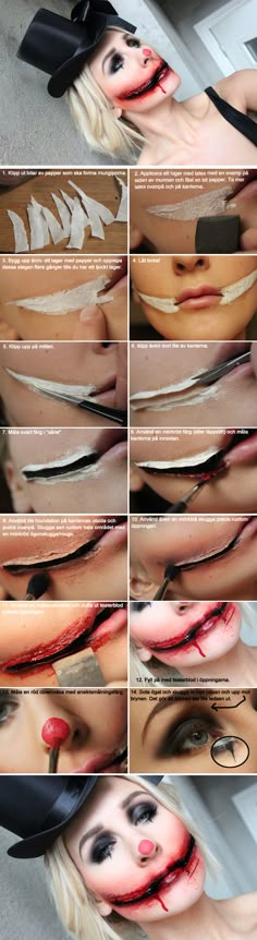 Crazy Halloween Makeup, Halloween Makeup Hacks, Fantasy Make-up, Makeup For Halloween, Halloweenský Makeup, Horror Make-up, Halloween Fest, Special Fx Makeup, Halloween Makeup Scary