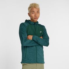 This versatile layer can be worn for extra warmth during runs or your daily activities. New Balance Hoodie, New Balance Men, Daily Activities, Logo Branding, Vest Jacket, New Balance, Heat, Size Medium, Sweatshirts Hoodie