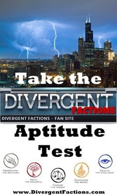 a poster with the words,'take the diver action apttude test '