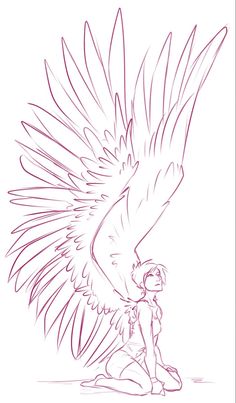 Different Wings Drawing, Translucent Wings Drawing, Sketches Of People Dancing, Winged Person Drawing Reference, Cosplay With Wings, One Person Poses Drawing Reference, Ych Wings, Wing Reference Drawing, Wing Poses Reference