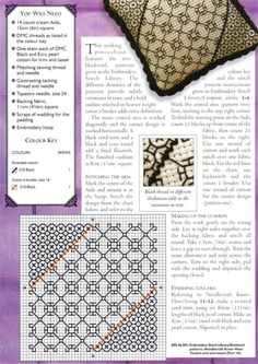 an article in the knitting book with pictures and instructions